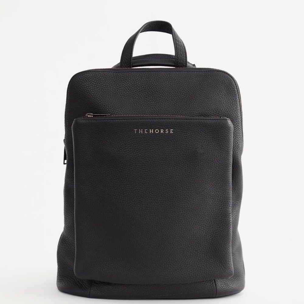 Mini Leather Convertible Backpack by The Horse